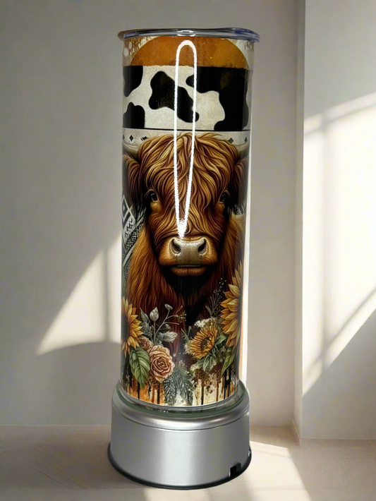 20 oz stainless steel double wall tumbler with straw